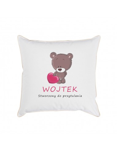 Poduszka biała 40x40 cm