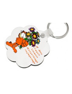 Breloczek słonecznik mdf 2