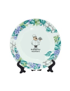 Talerz z listkami 2