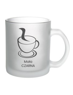 Kubek szklany szroniony