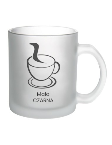 Kubek szklany szroniony