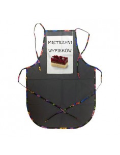 Fartuch kolorowy - szary